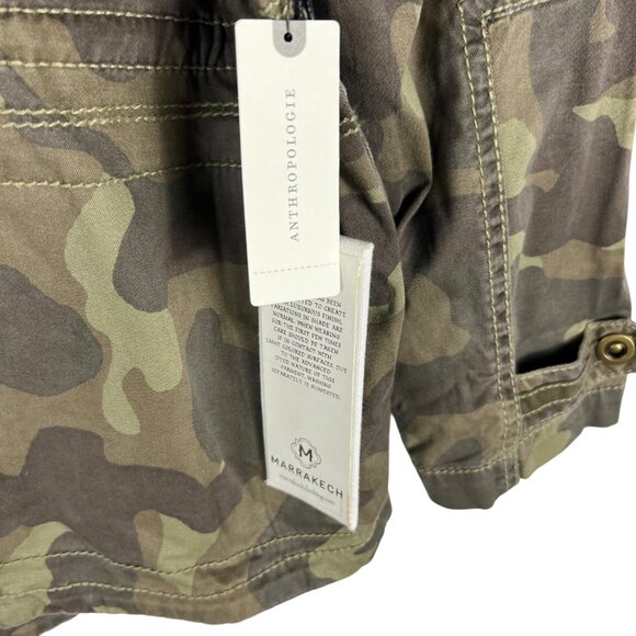 NWT Anthropologie Marrakech Women's Camo Anorak Utility Jacket Size M - Picture 4 of 11